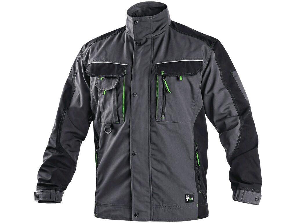 Blúza CXS SIRIUS LUCIUS, 170-176cm, sivo-zelená